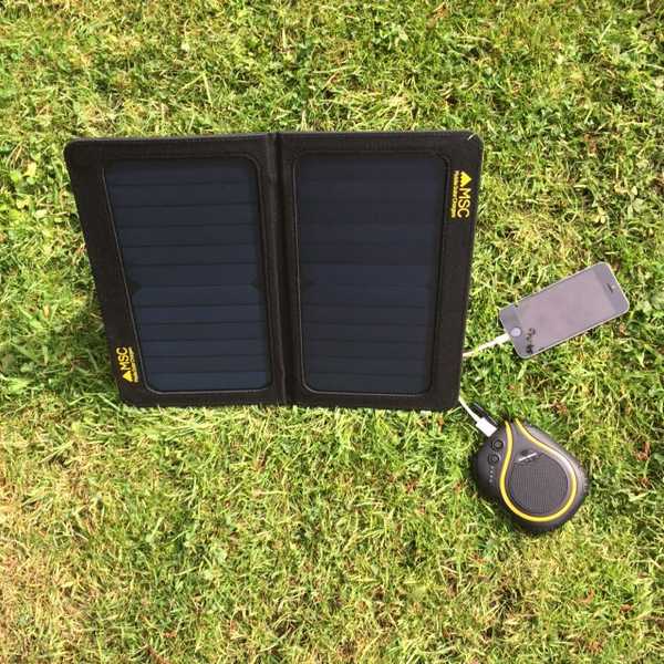 MSC 13W SunPower Folding Solar Panel 5v dual USB