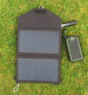 MSC Overland Power Bank charging from MSC 12w Solar MSC Overland Power Bank charging from MSC 12w Solar