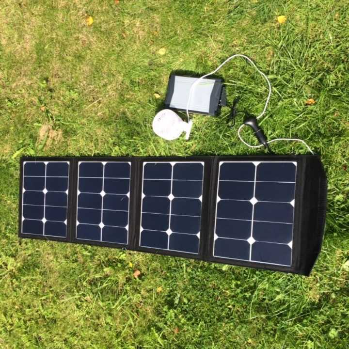 MSC 52Ah Super Power Bank and 80W Solar Panel