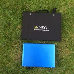 MSC 113Ah Super Power Bank and 40W Solar Panel MSC 113Ah Super Power Bank and 40W Solar Panel