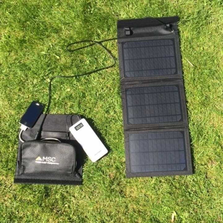 MSC QC 15000mAh Power Bank & MSC 15w Solar Chager