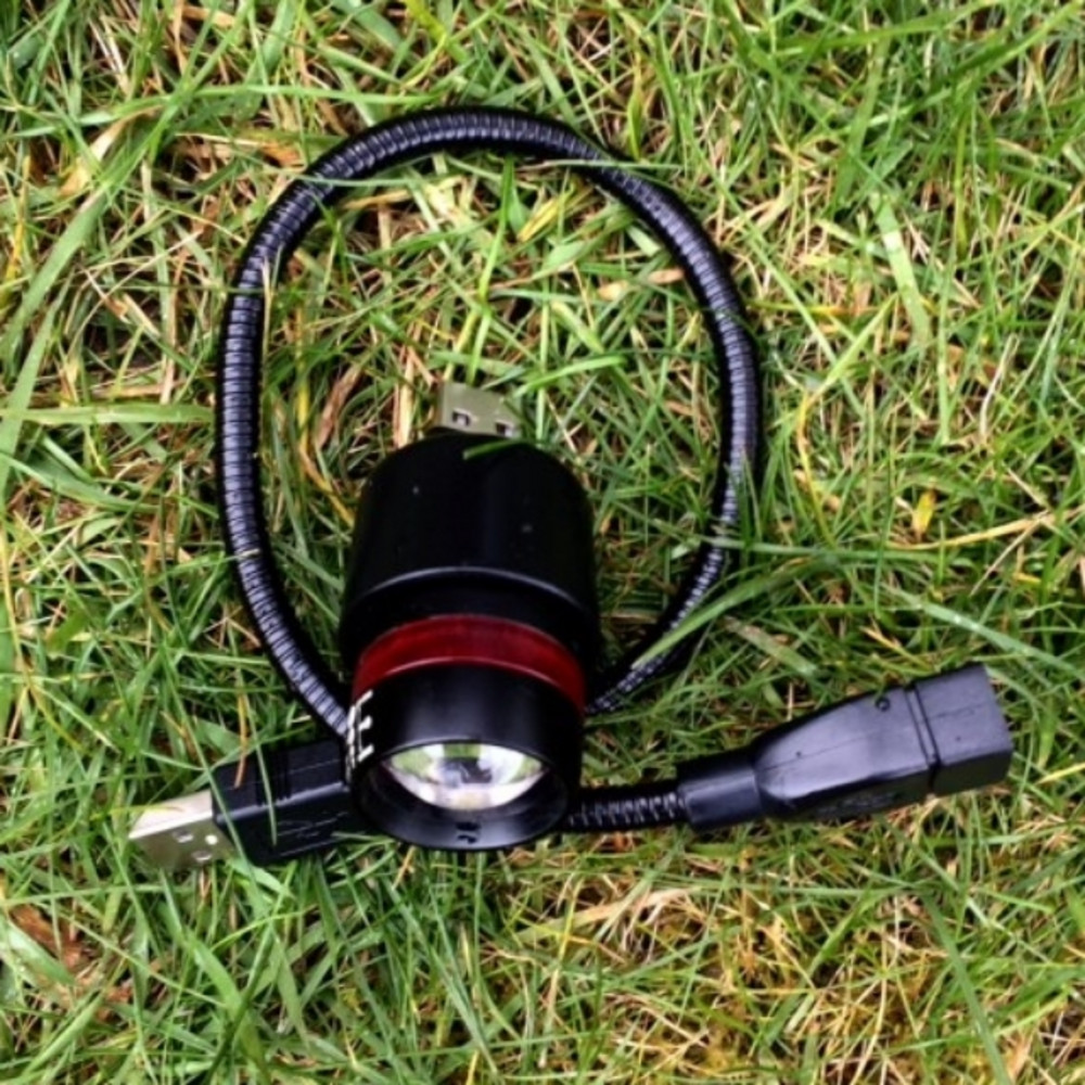 USB High power Torch, no batteries required Shop Solar Charging Can